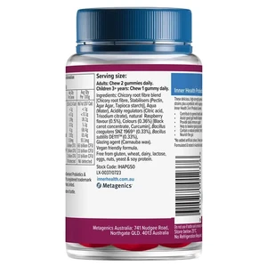 (PRE ORDER) Inner Health 3 in 1 Probiotic Gummies 50 Pack shelf life 2yrs